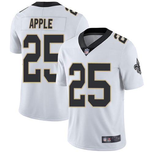 Men New Orleans Saints Limited White Eli Apple Road Jersey NFL Football #25 Vapor Untouchable Jersey->women nfl jersey->Women Jersey